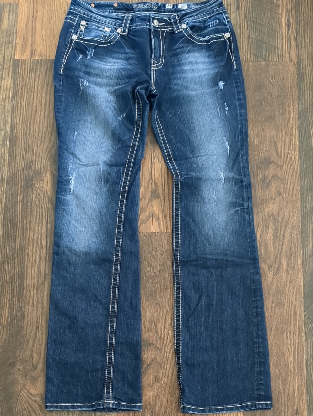 Miss Me Distressed Women's Bootcut Jeans, Size 34 JP5468B